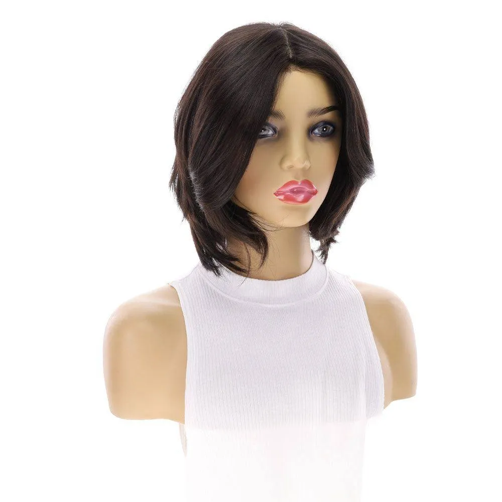 12" Luxe Pixie Silk Top Wig #2 Neutral Dark Brown