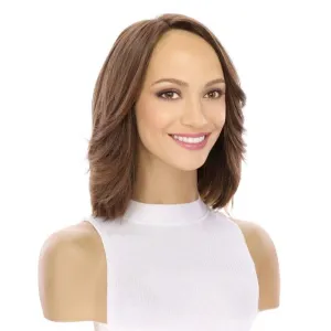 12" Luxe Pixie Silk Top Wig #8 Warm Medium Brown