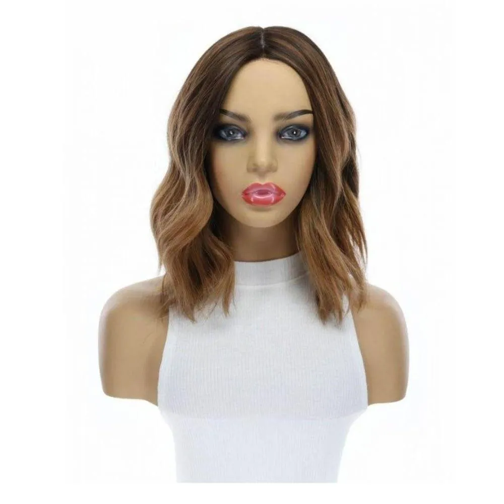 13" Victoria Silk Top Wig Medium Brown Ombre