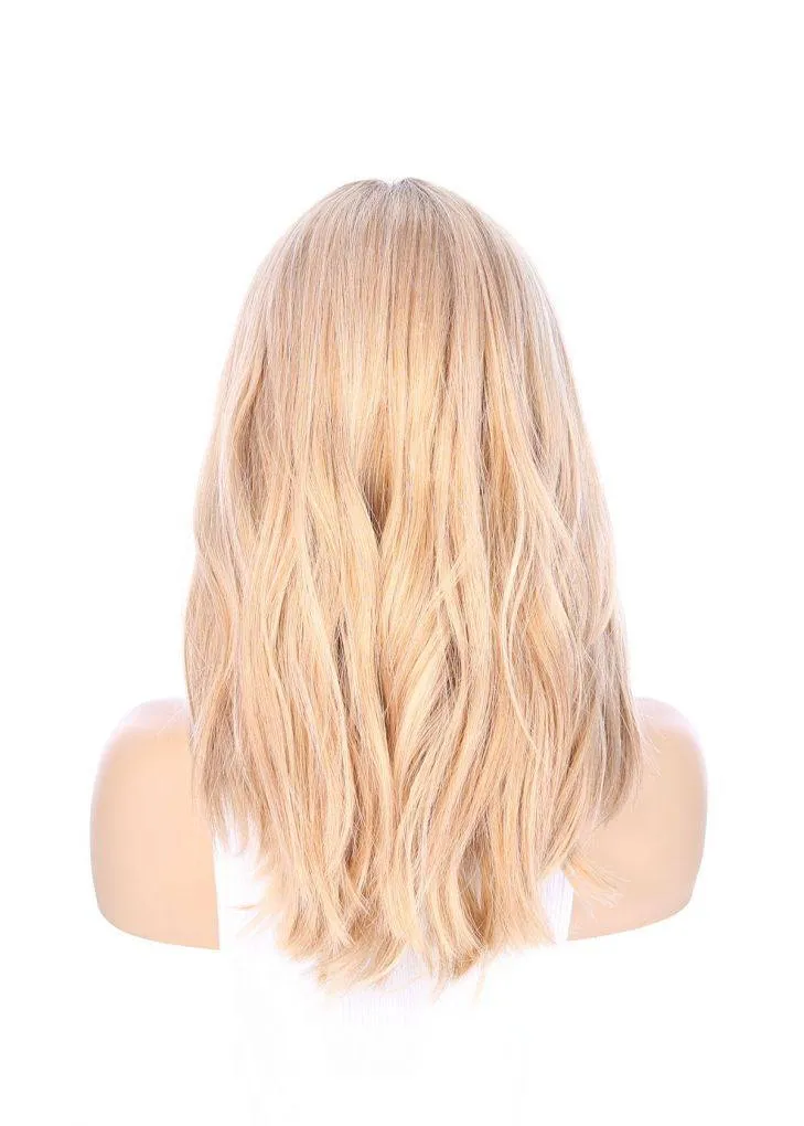 19" Nicole Silk Top Wig Ash Blonde
