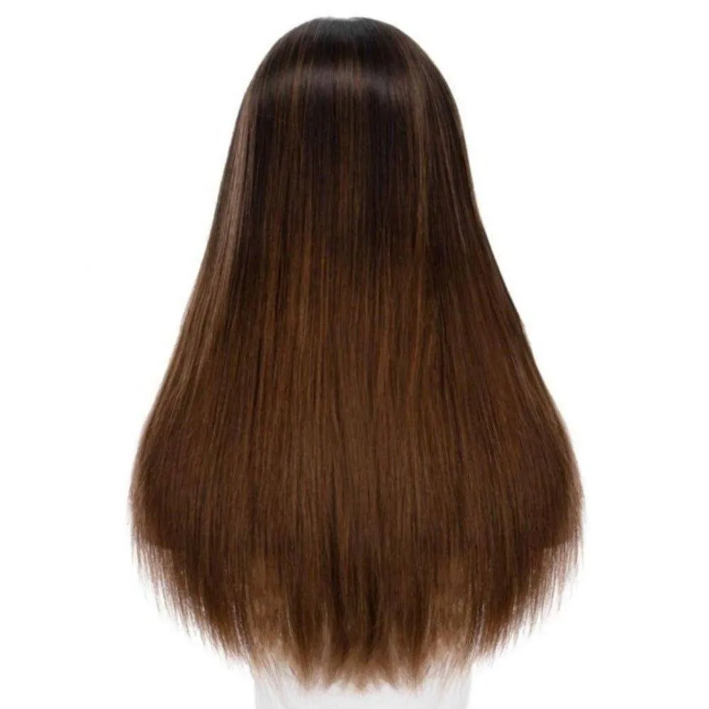 22" Reese Silk Top Wig Dark Brown Ombre
