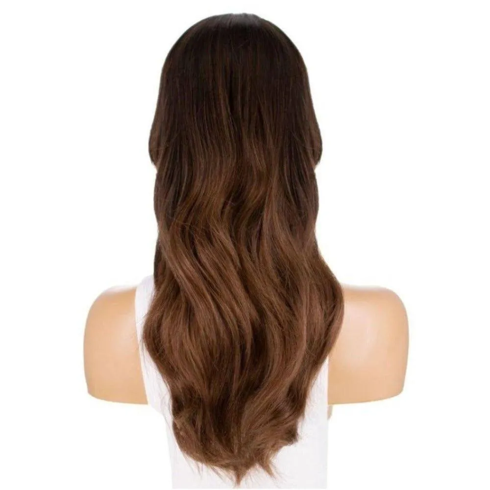 22" Reese Silk Top Wig Dark Brown Ombre