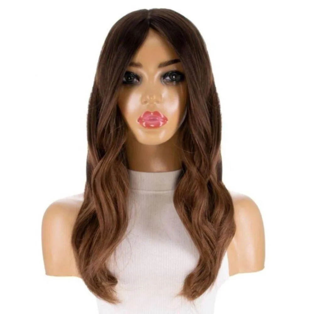 22" Reese Silk Top Wig Dark Brown Ombre