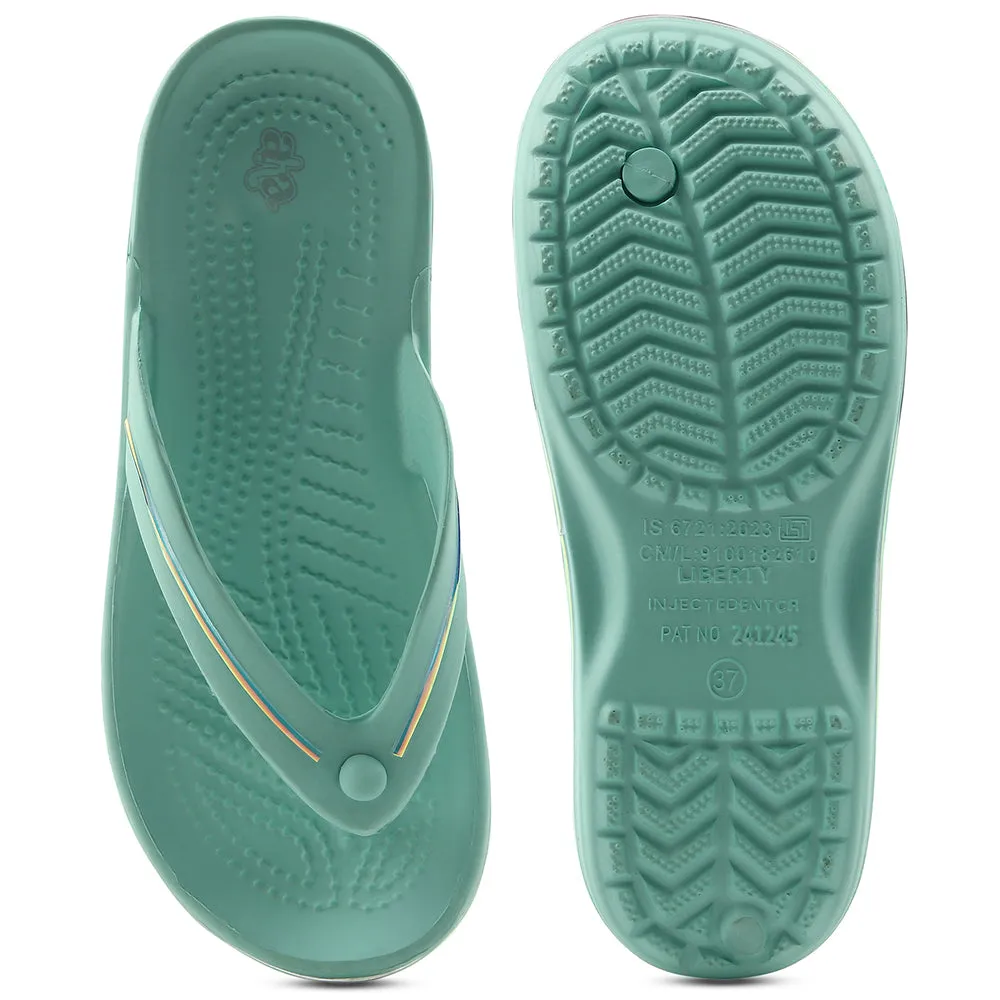 A-HA Sea Green Casual Slipper For Women MINY By Liberty
