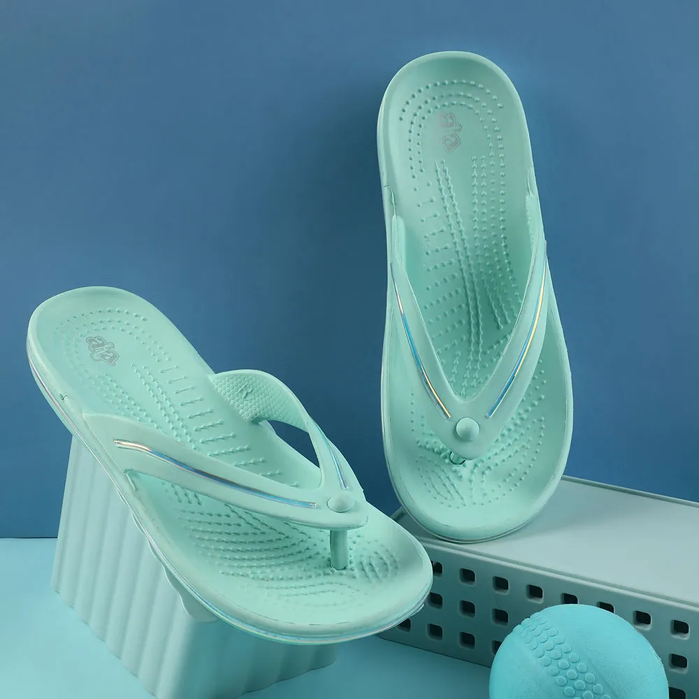 A-HA Sea Green Casual Slipper For Women MINY By Liberty