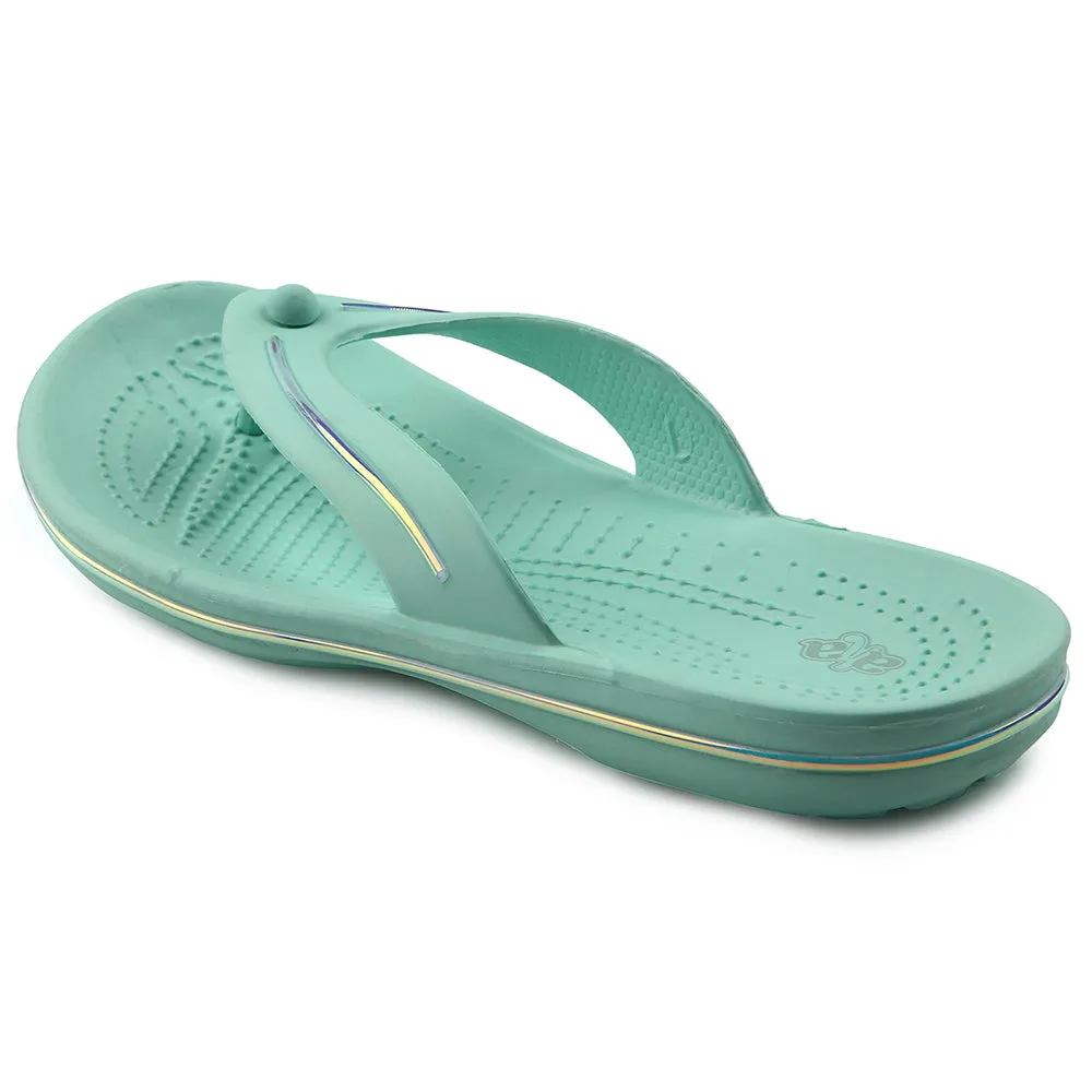 A-HA Sea Green Casual Slipper For Women MINY By Liberty