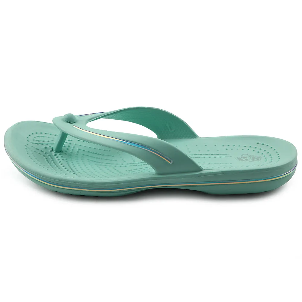 A-HA Sea Green Casual Slipper For Women MINY By Liberty