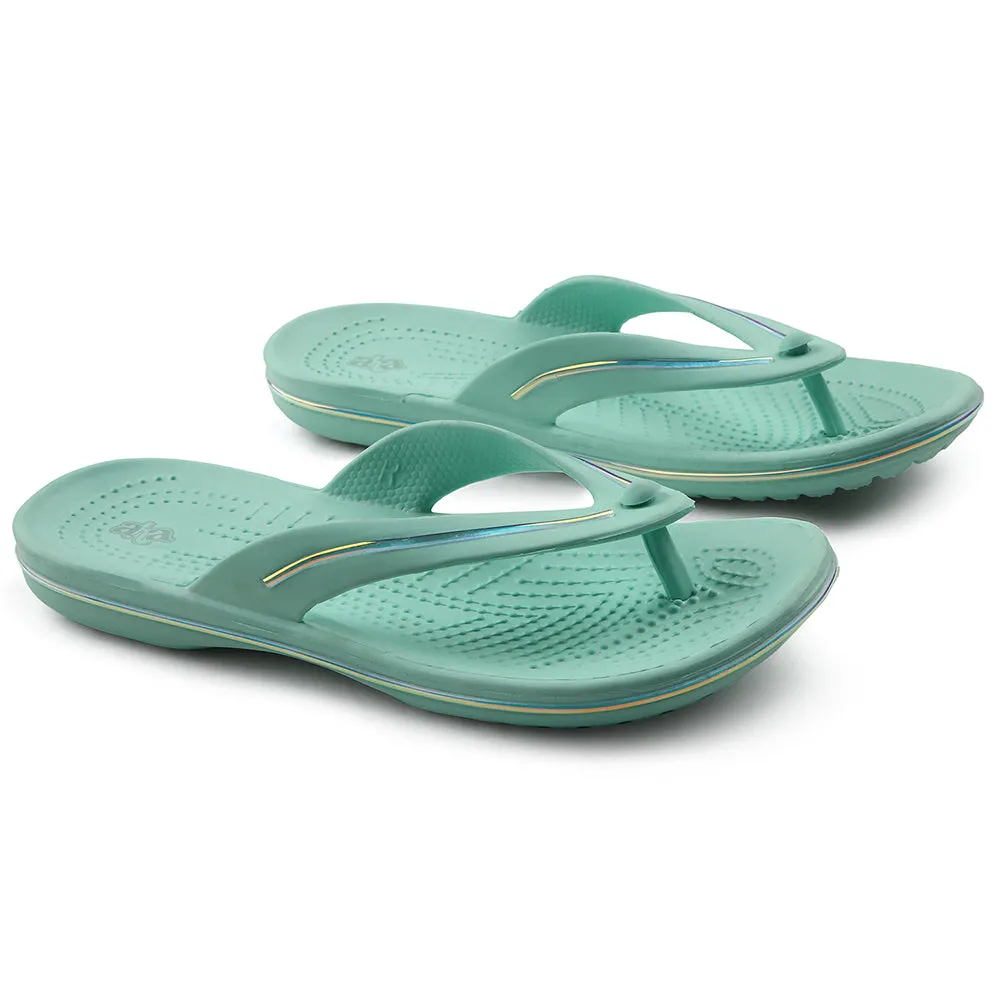 A-HA Sea Green Casual Slipper For Women MINY By Liberty