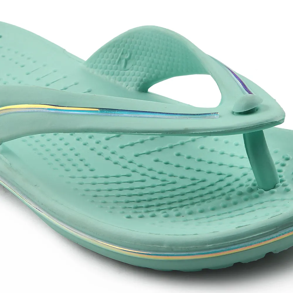 A-HA Sea Green Casual Slipper For Women MINY By Liberty