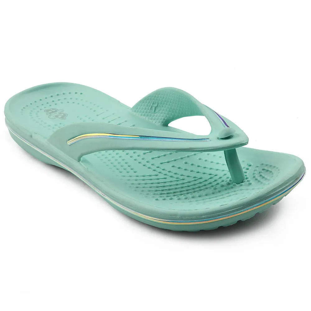 A-HA Sea Green Casual Slipper For Women MINY By Liberty