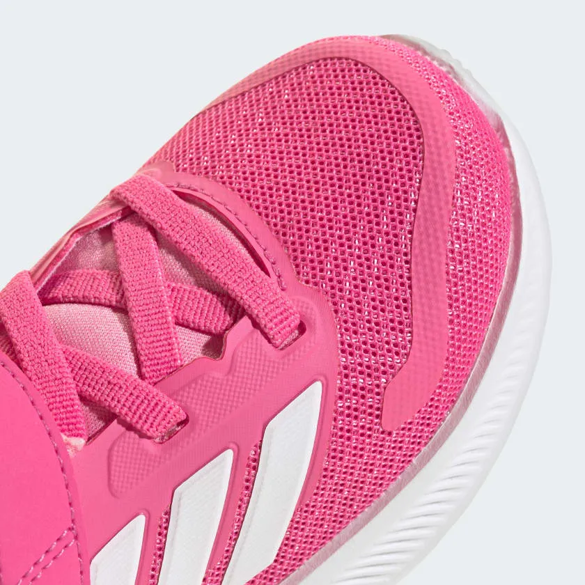 ADIDAS KID'S RUNFALCON 5 MAGENTA/WHTE SHOES