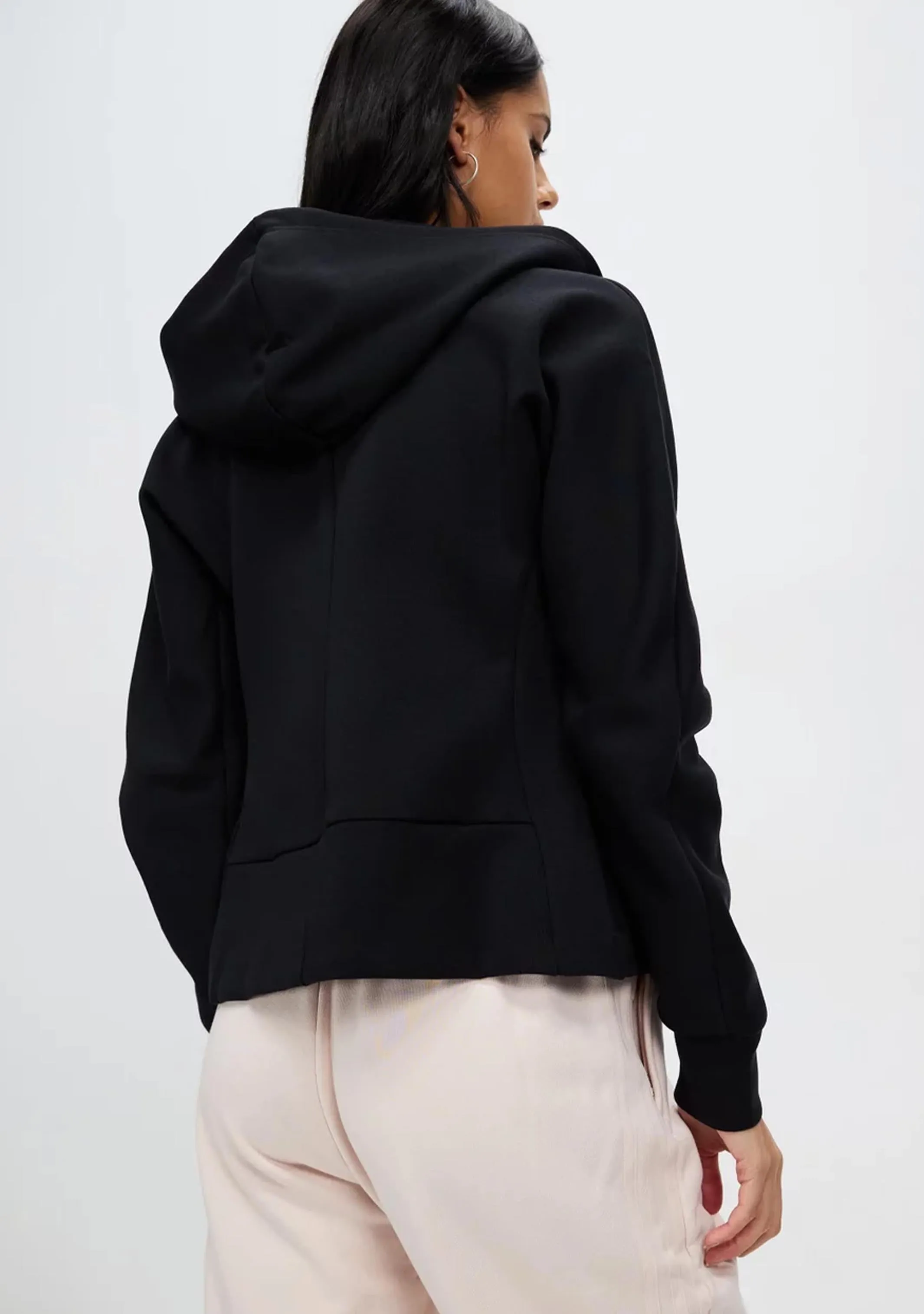 Adidas Womens Mission Victory Slim Fit Full-Zip Hoodie