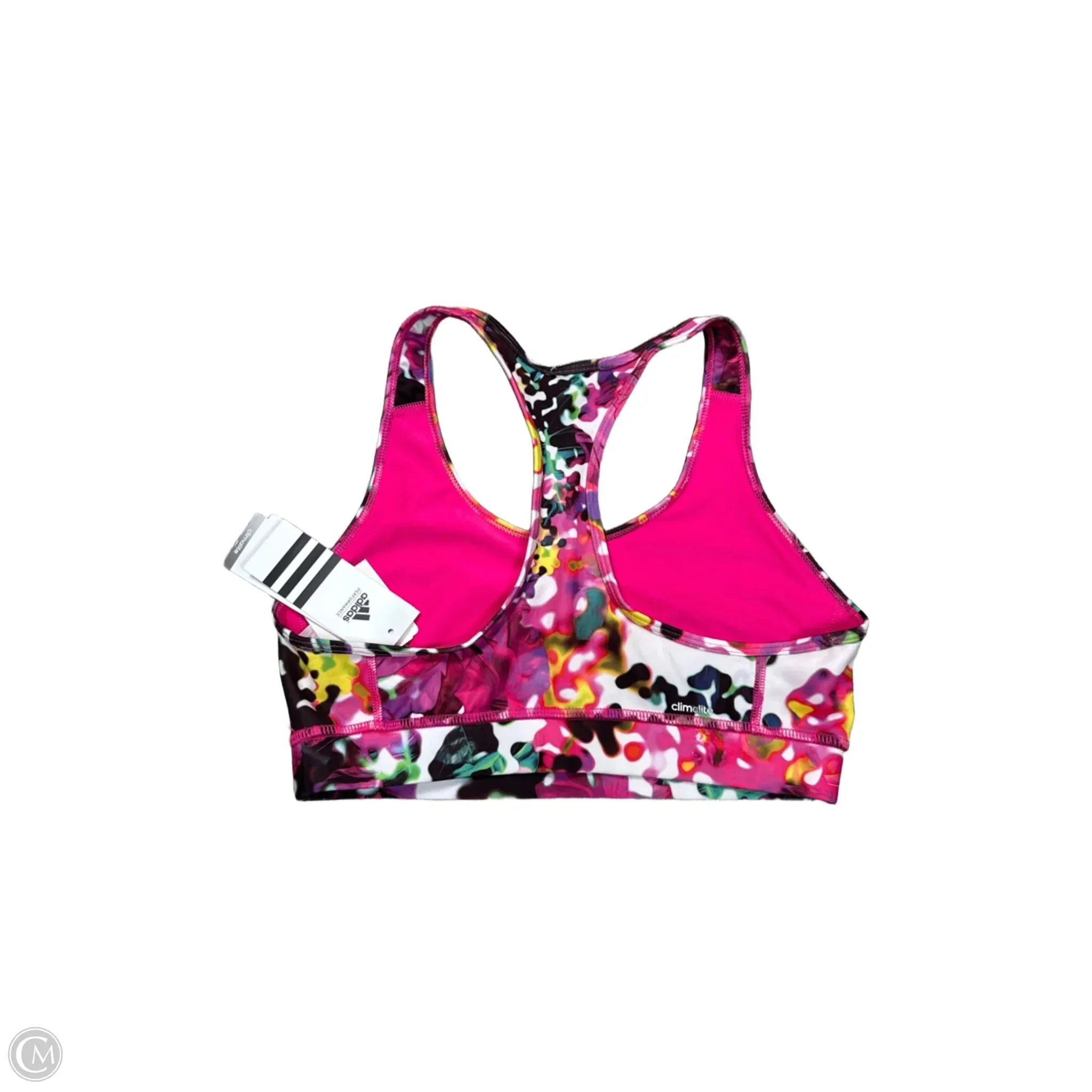 Athletic Bra By Adidas In Pink, Size: M