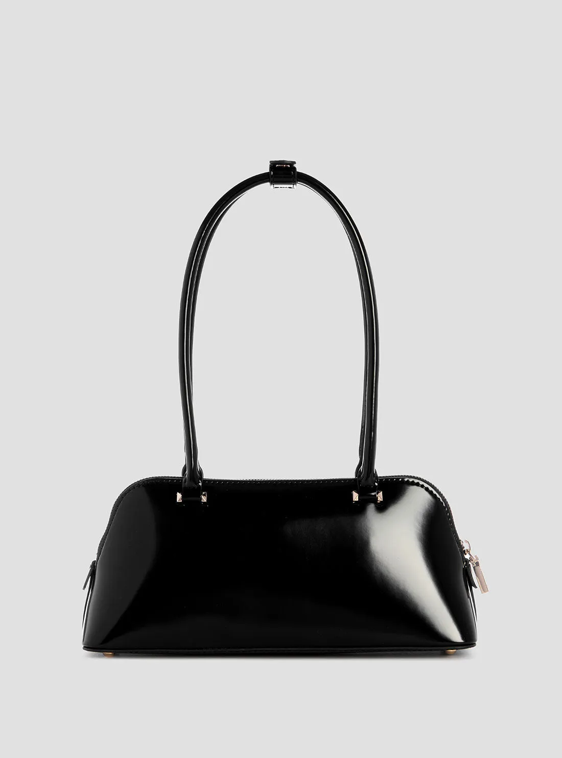 Black Arnela Shoulder Satchel Bag