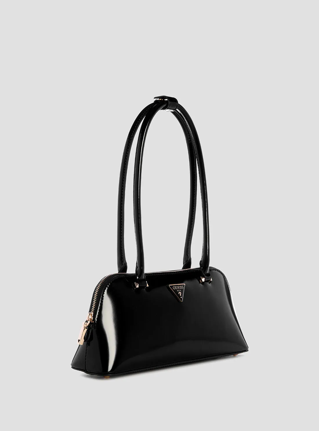 Black Arnela Shoulder Satchel Bag