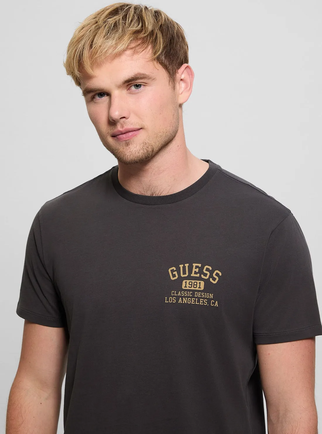 Black Classic Collegiate T-Shirt