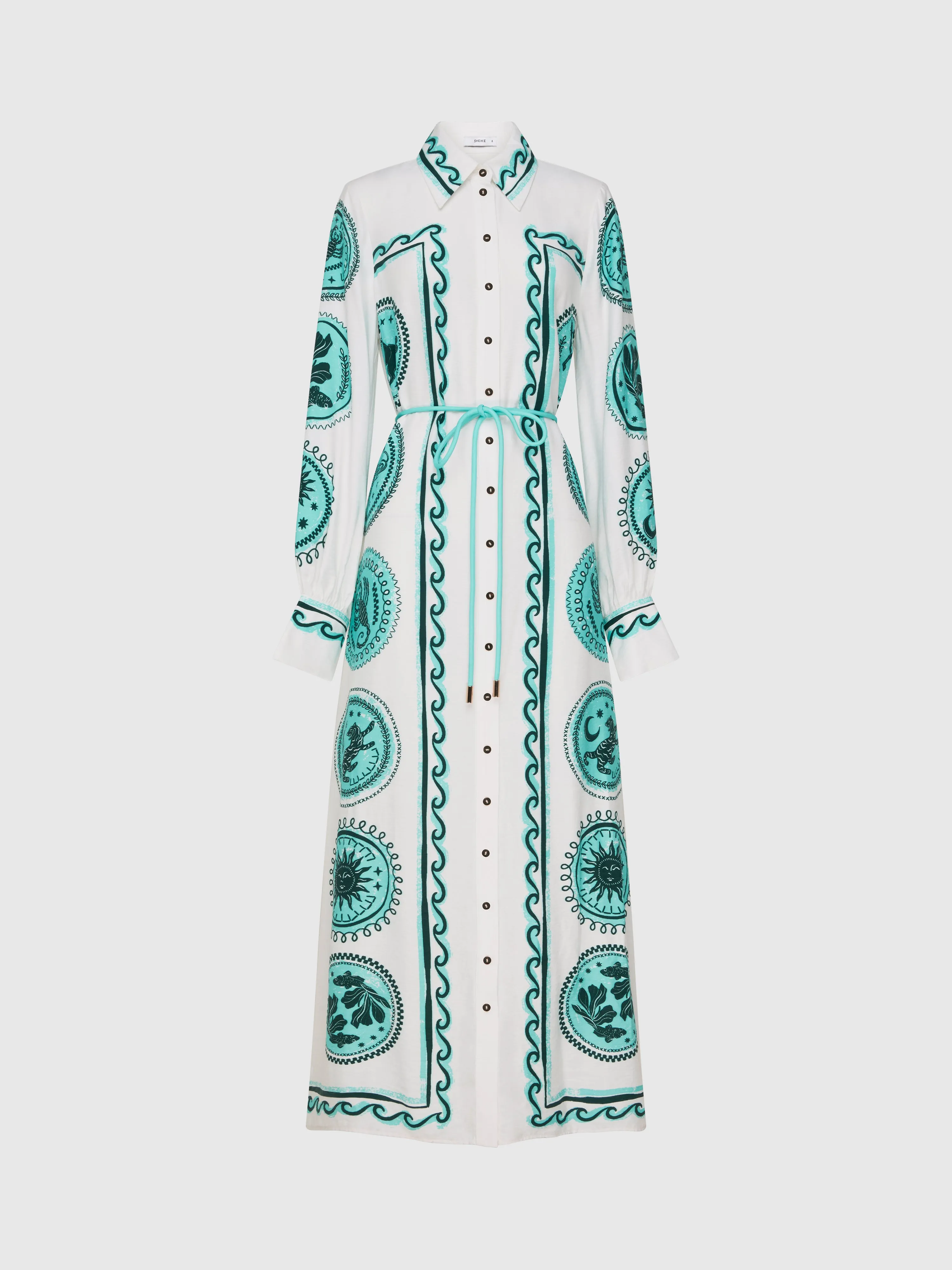 CELESTIAL TILE MAXI DRESS