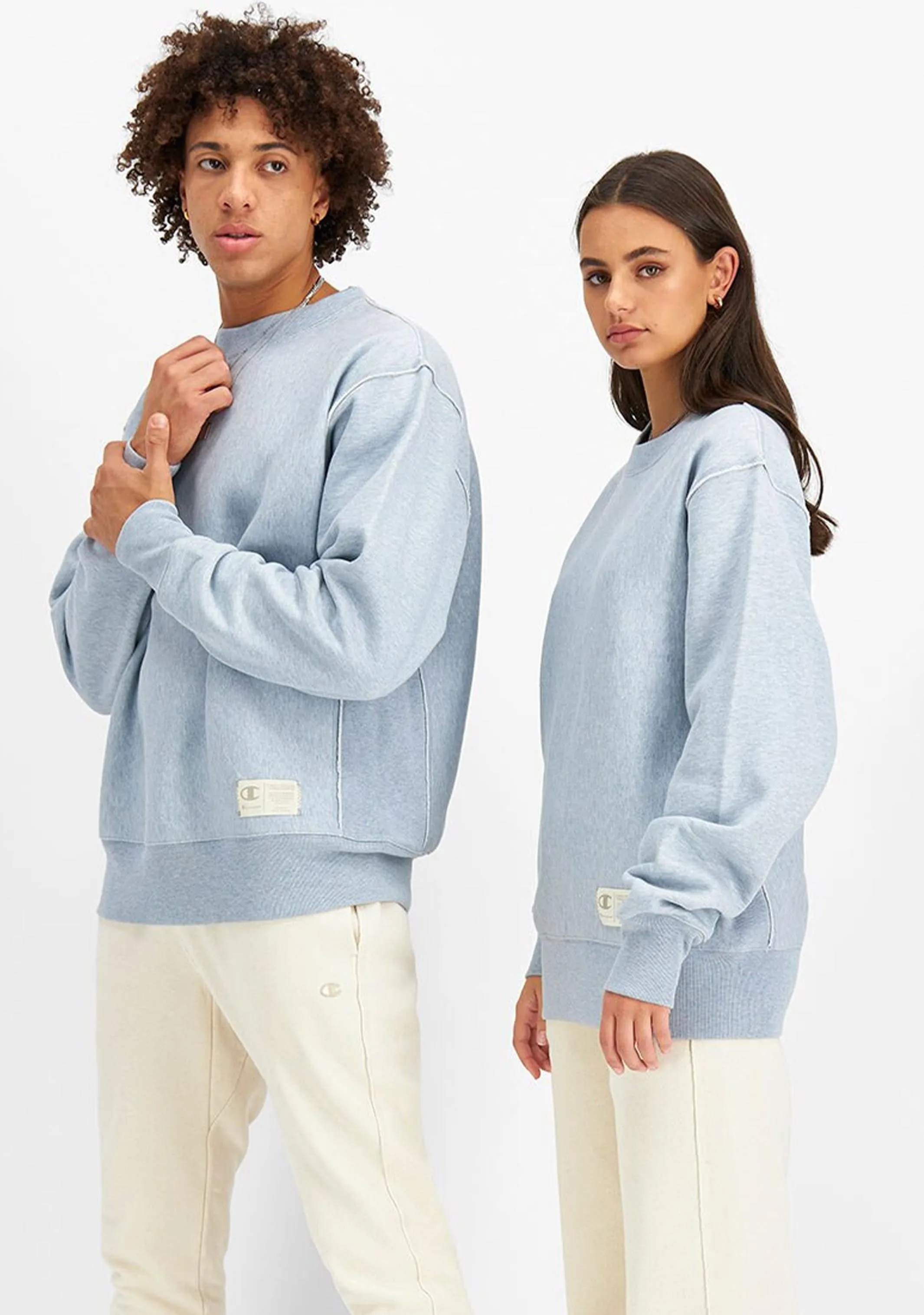 Champion Mens Lifestyle Natural State Crew