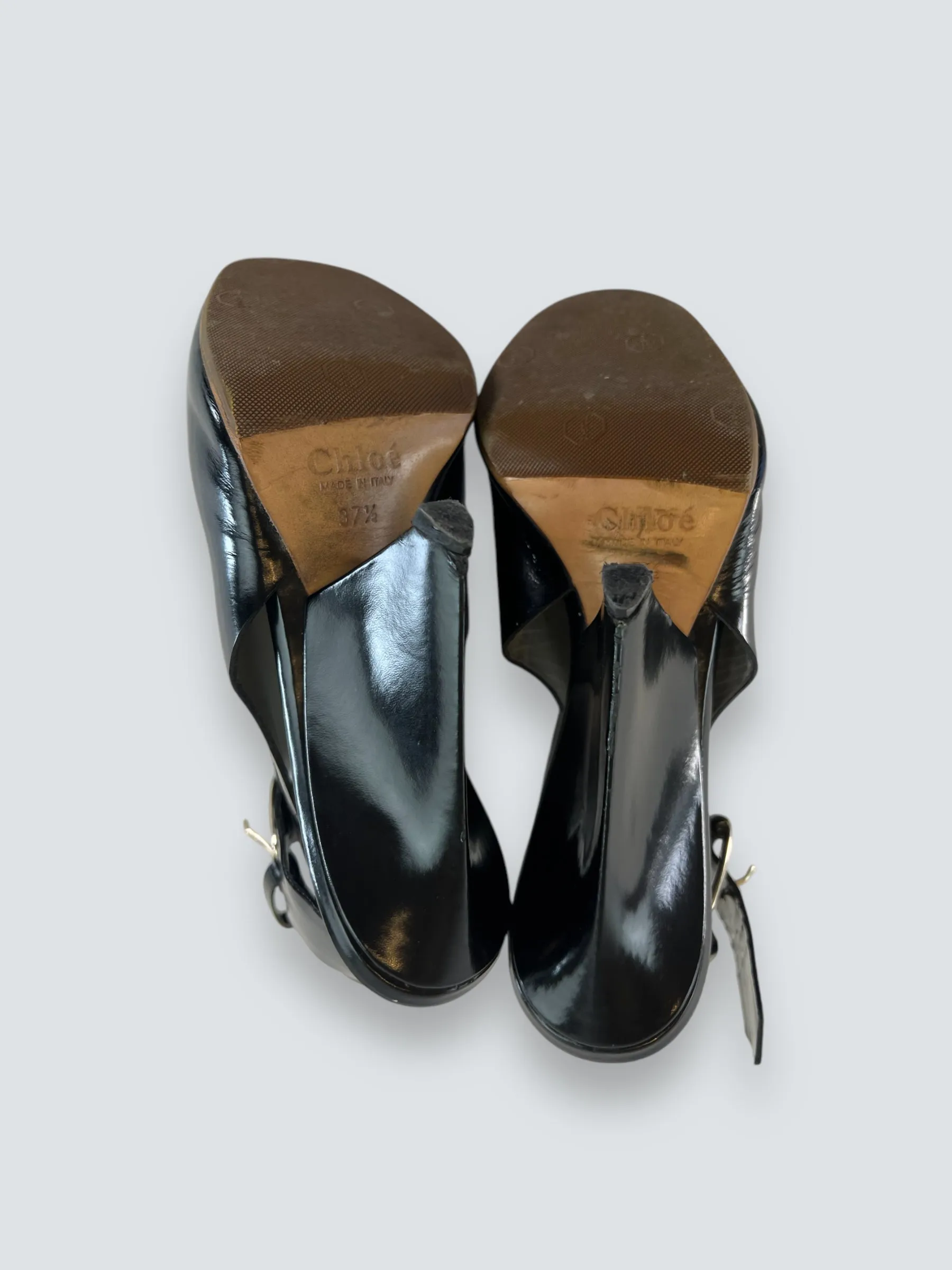 Chloe Size UK 4.5 Black Shoes