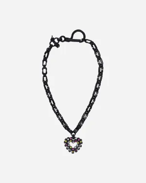 Crush Pendant Necklace Black