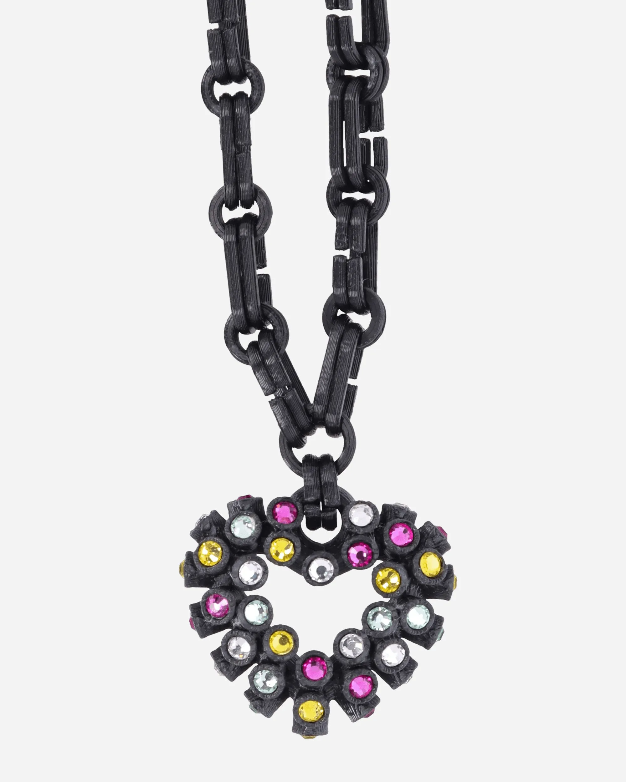 Crush Pendant Necklace Black