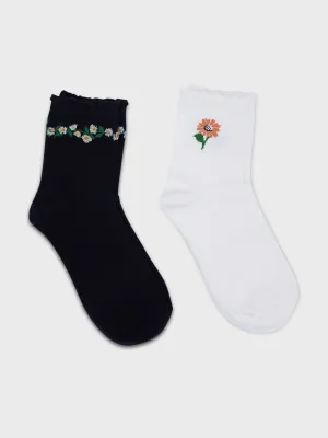 Daisy Chain Sock 2 pack