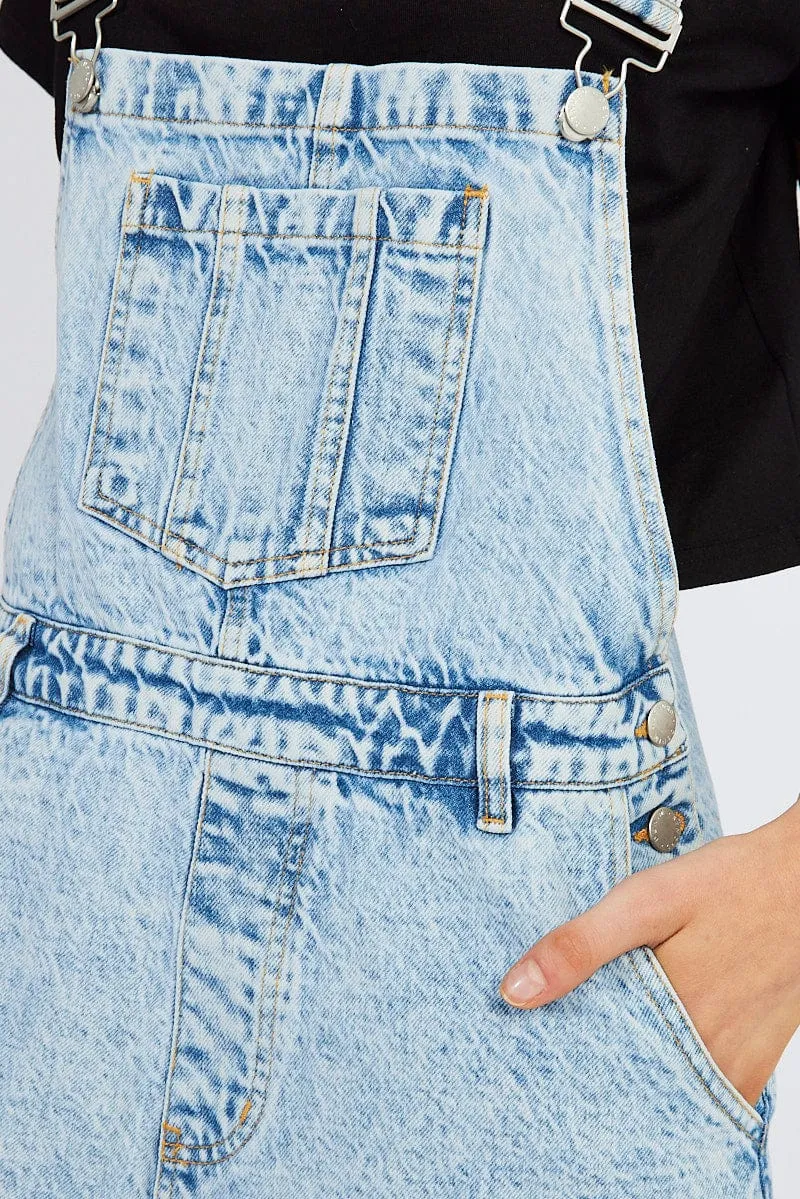 Denim Short Denim Overalls