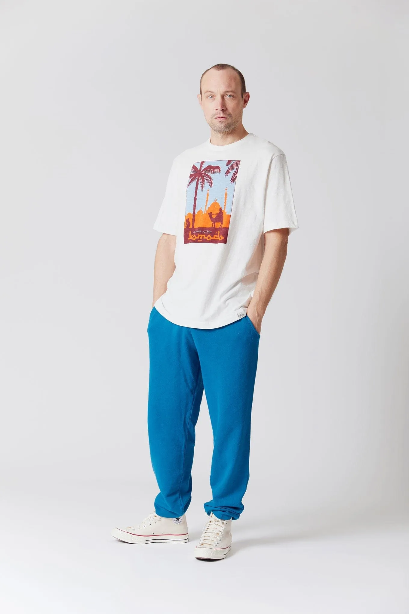 Desert Tours Organic Cotton T-shirt | Off-White