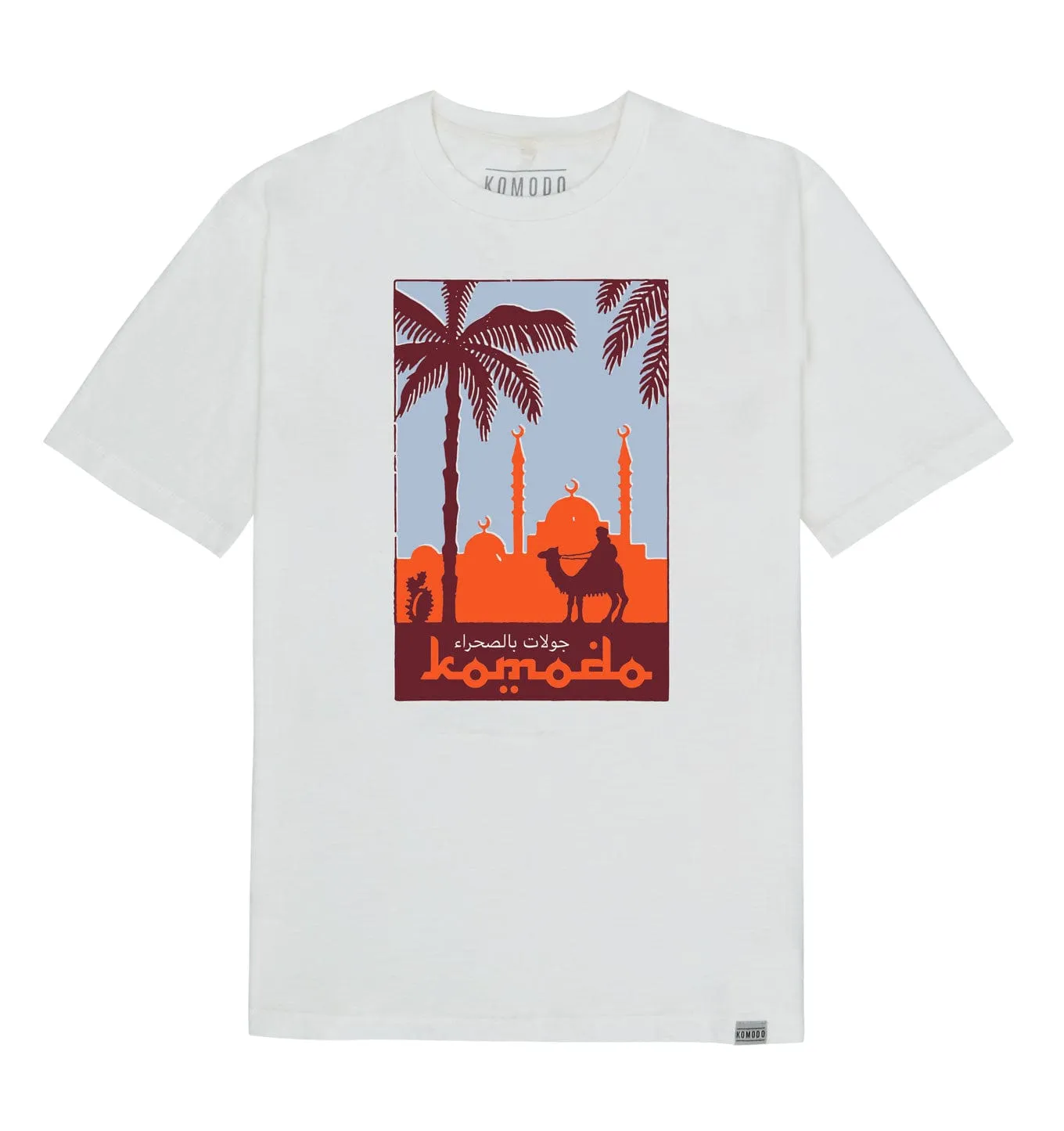Desert Tours Organic Cotton T-shirt | Off-White