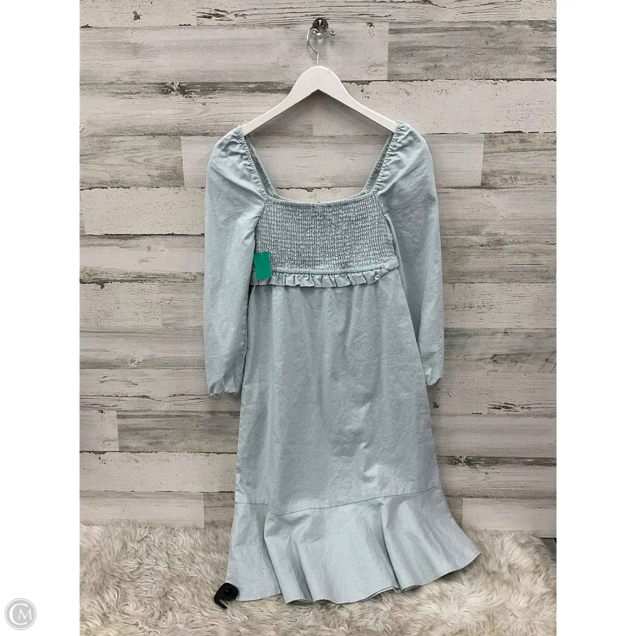 Dress Casual Midi By 7 For All Mankind In Blue, Size: S