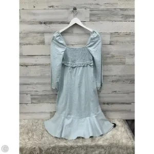 Dress Casual Midi By 7 For All Mankind In Blue, Size: S