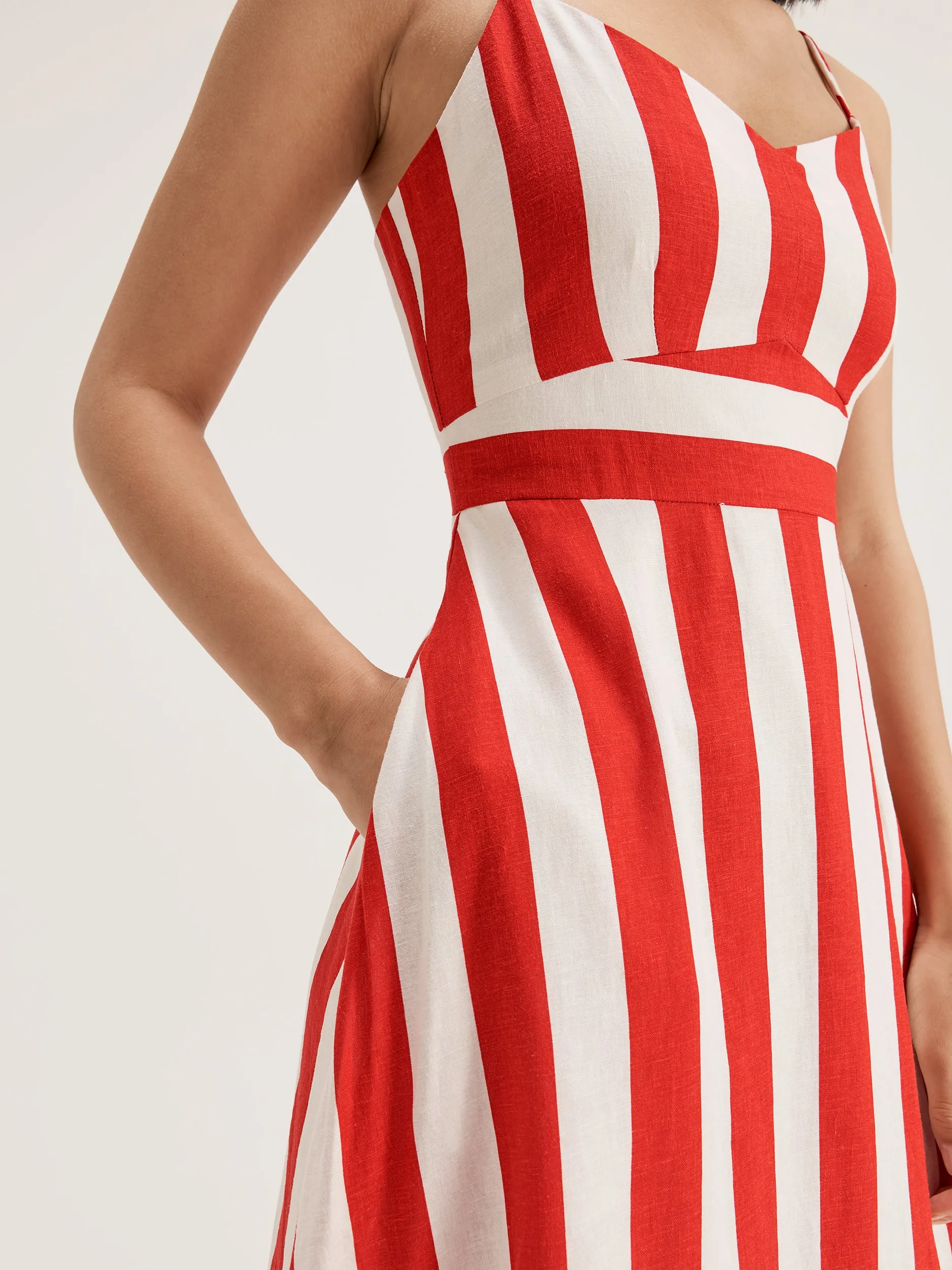 Flamingo Stripe Dress
