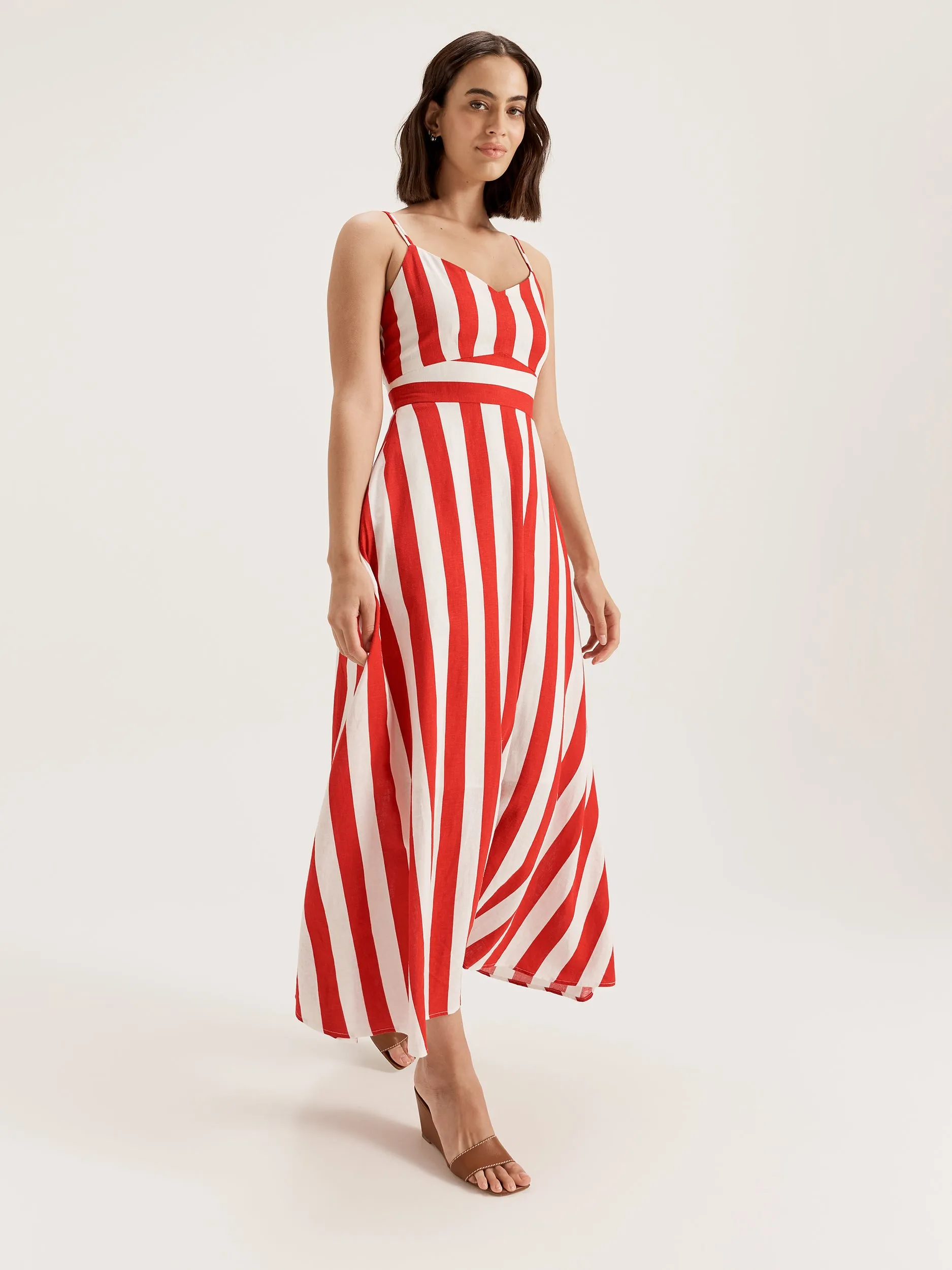 Flamingo Stripe Dress