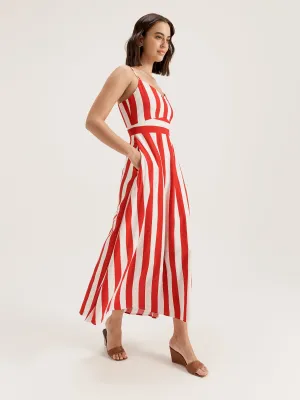 Flamingo Stripe Dress