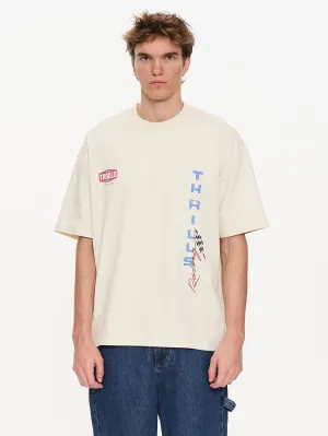 Full Fury Box Fit Oversize Tee - Heritage White