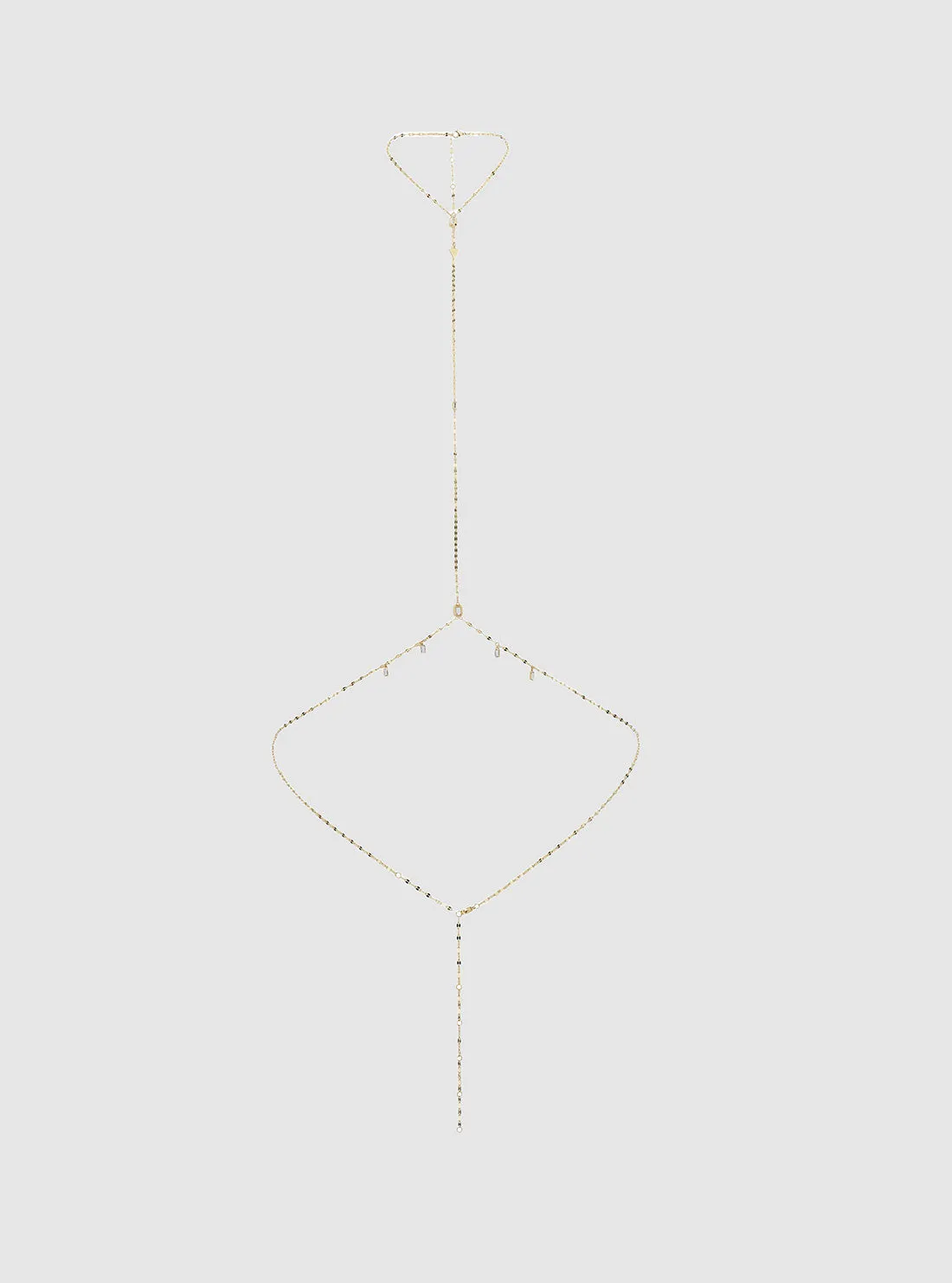 Gold Multi Charm Body Chain