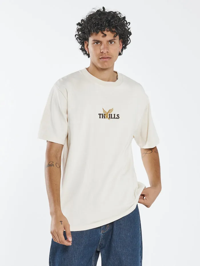 Golden Merch Fit Tee - Unbleached