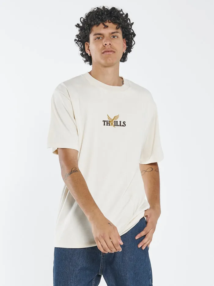 Golden Merch Fit Tee - Unbleached