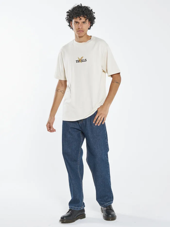 Golden Merch Fit Tee - Unbleached