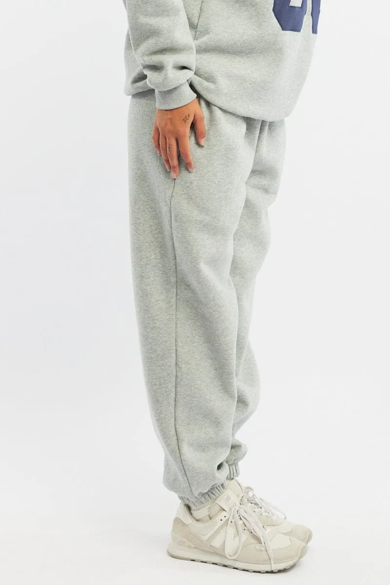 Grey Track Pants Jogger