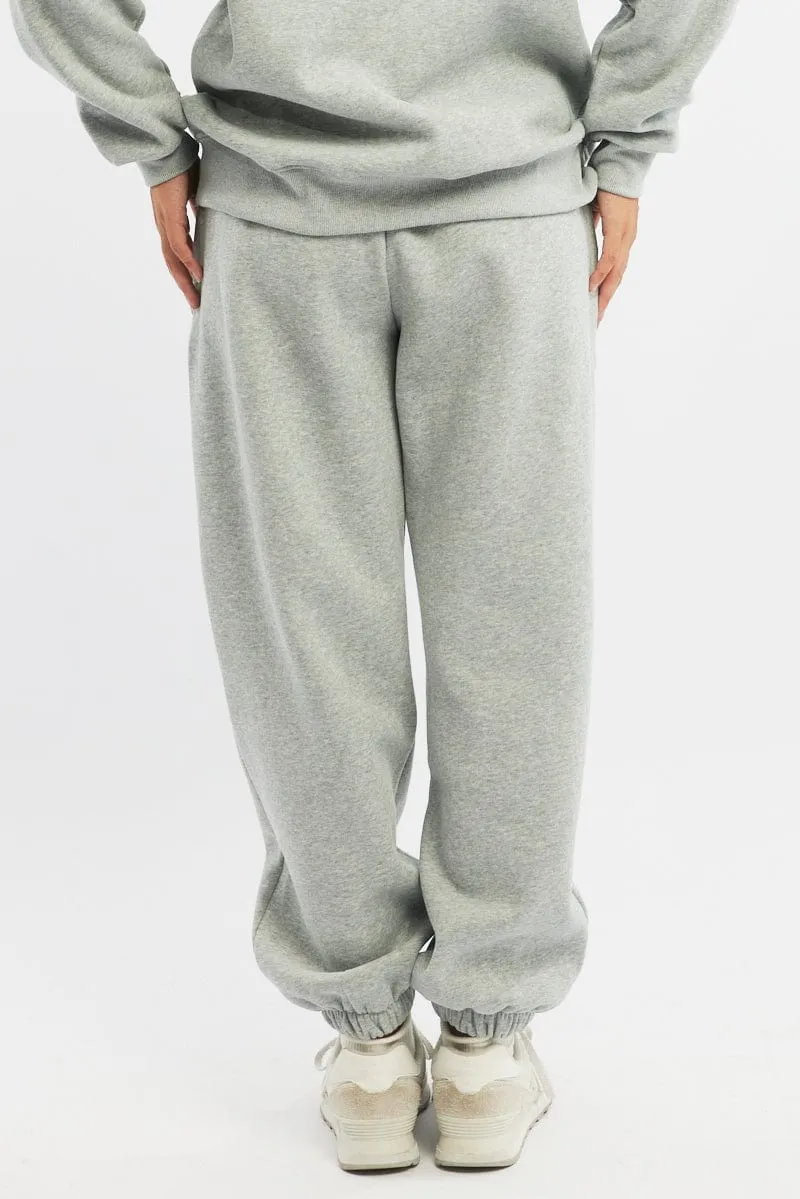 Grey Track Pants Jogger