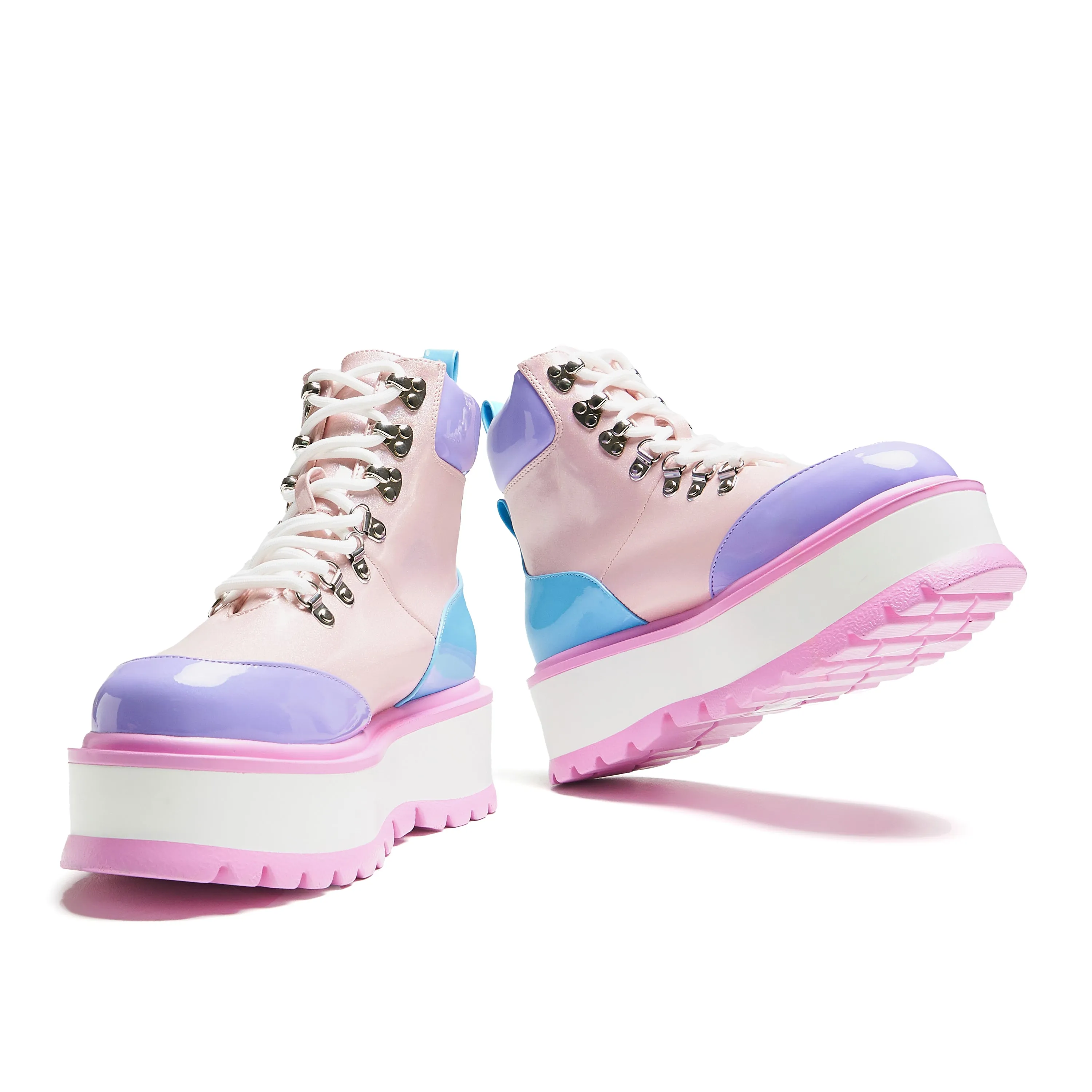 Kawaii Hydra Hi Shine Platform Boots