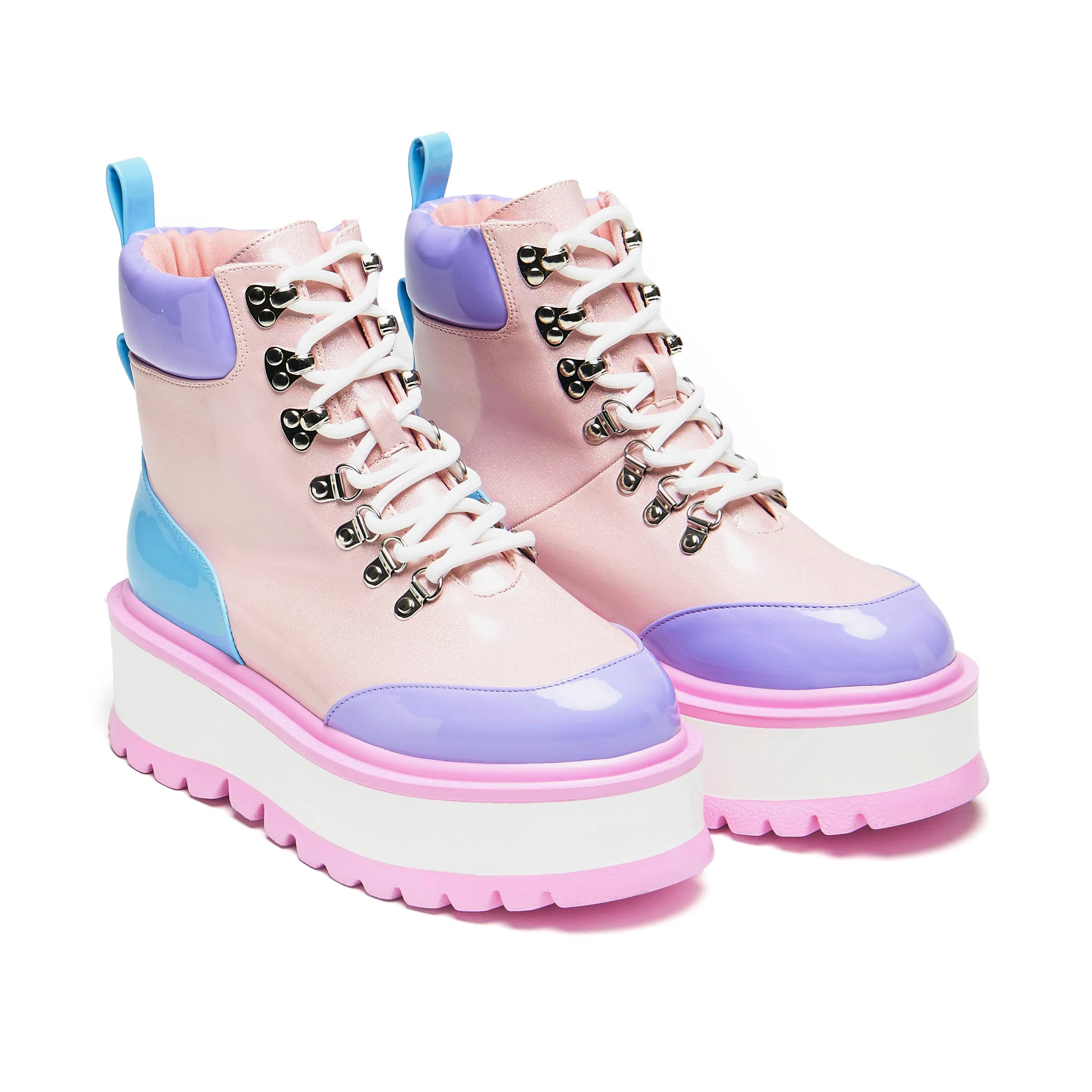 Kawaii Hydra Hi Shine Platform Boots