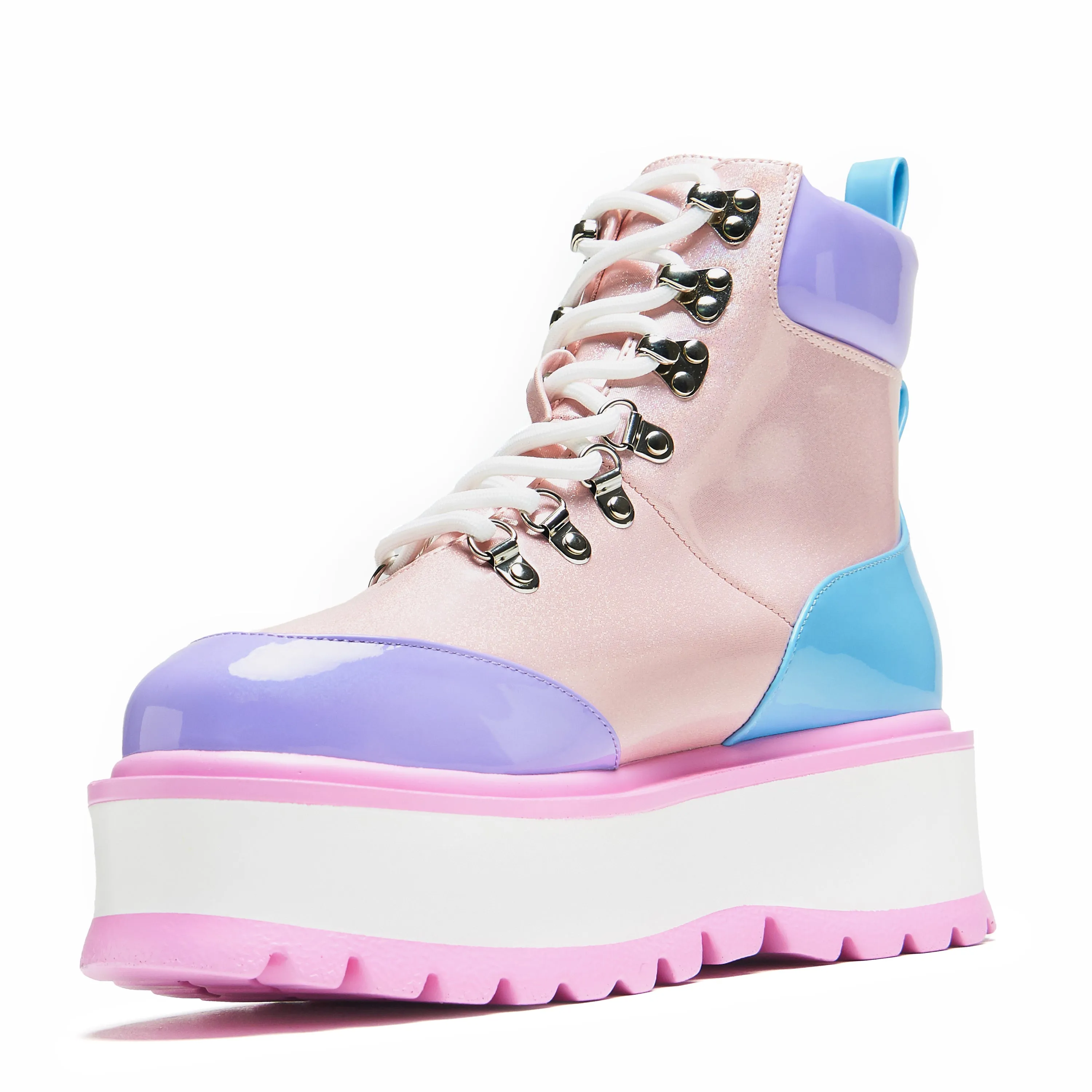 Kawaii Hydra Hi Shine Platform Boots