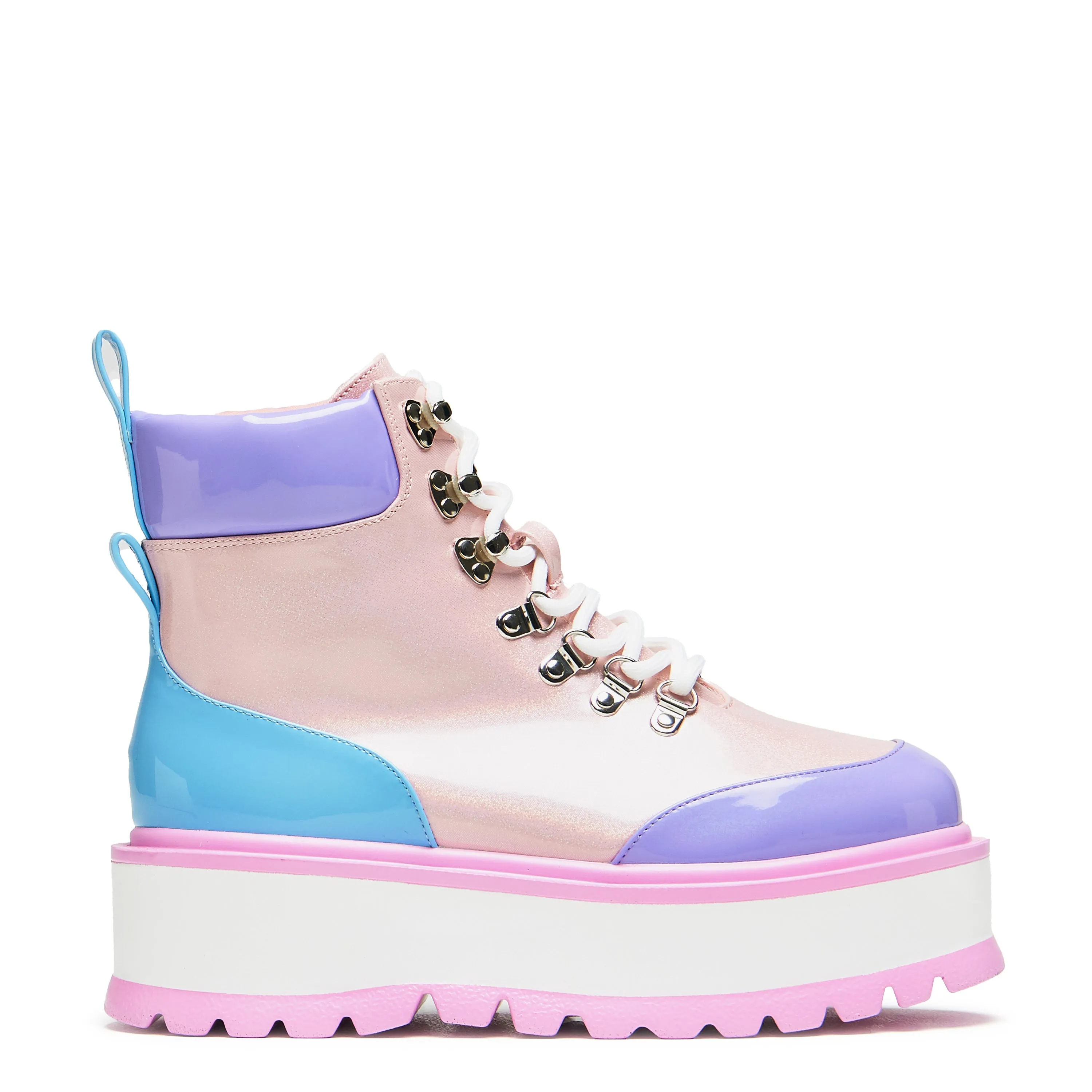Kawaii Hydra Hi Shine Platform Boots