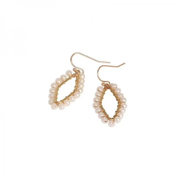 Korea Design Pearl Stud Earrings