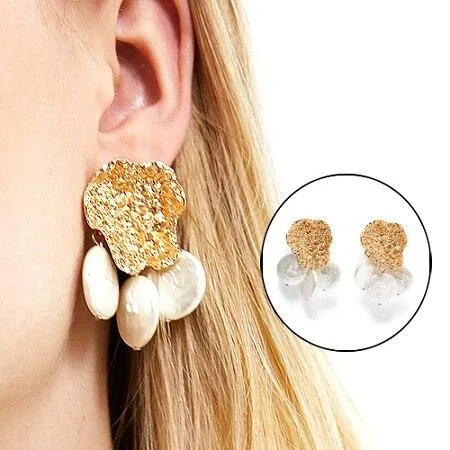 Korea Design Pearl Stud Earrings