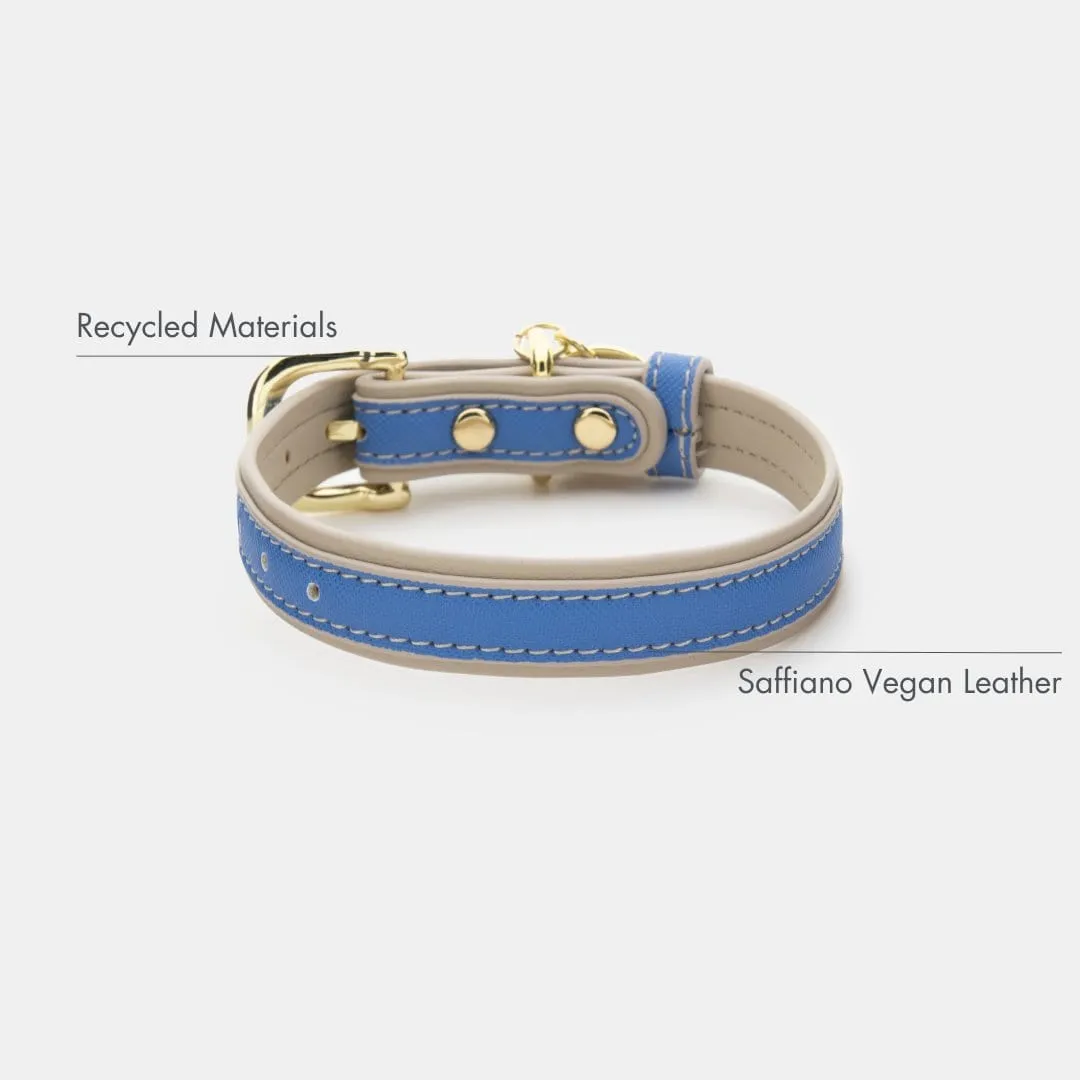 London Vegan Leather Dog Collar | Multiple Colours