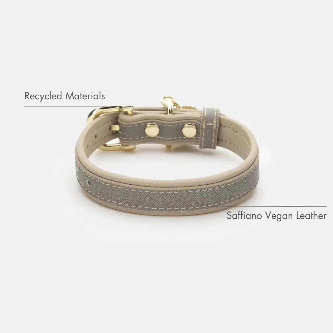 London Vegan Leather Dog Collar | Multiple Colours
