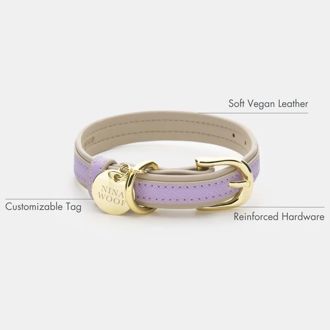 London Vegan Leather Dog Collar | Multiple Colours